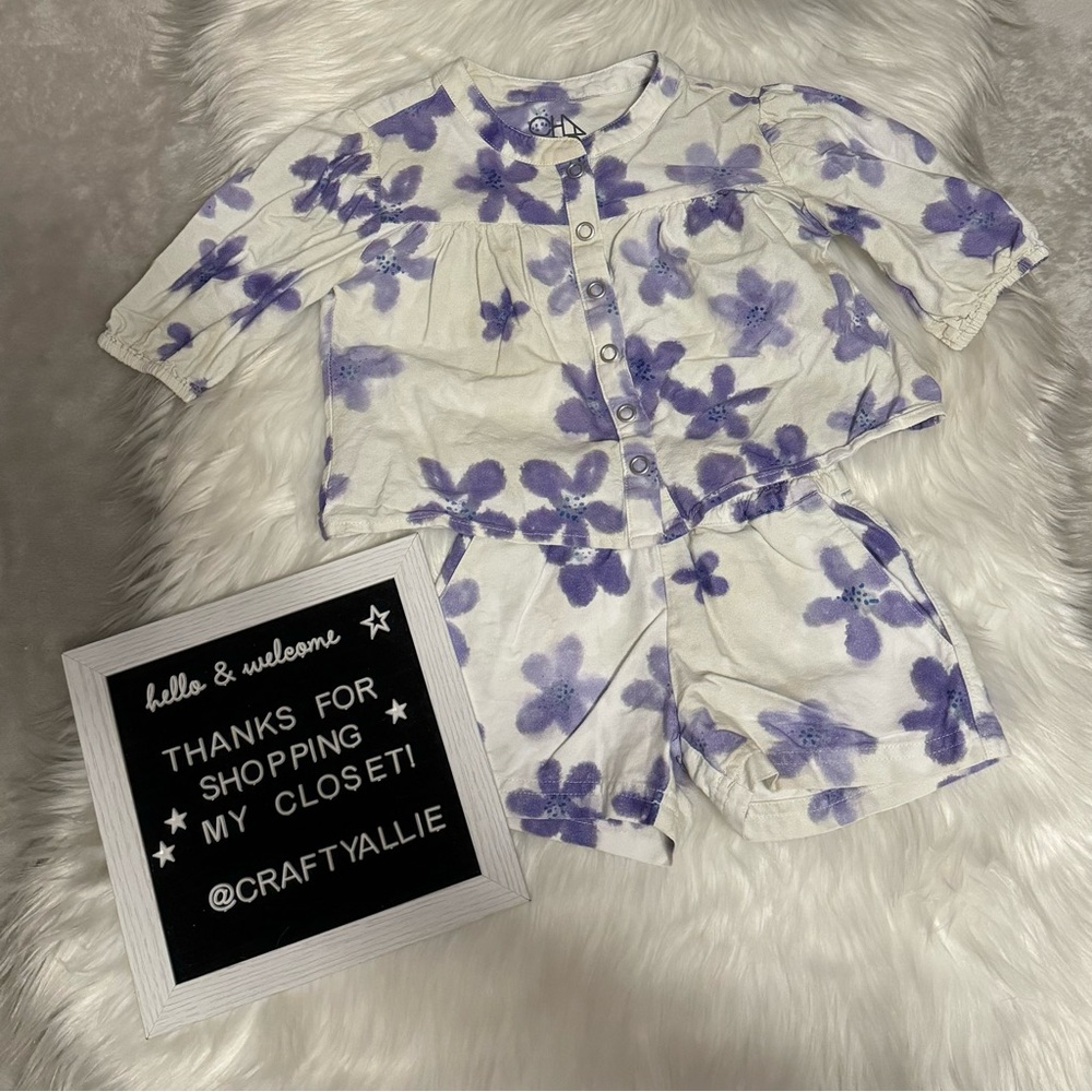Chaser Matching Floral Set | Girls 2T